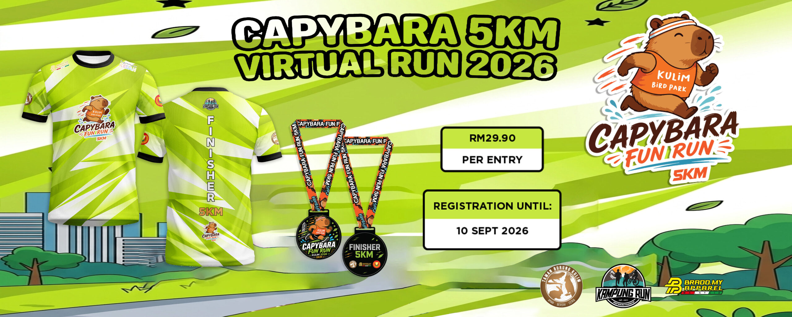 Capybara 5KM Virtual Run 2026